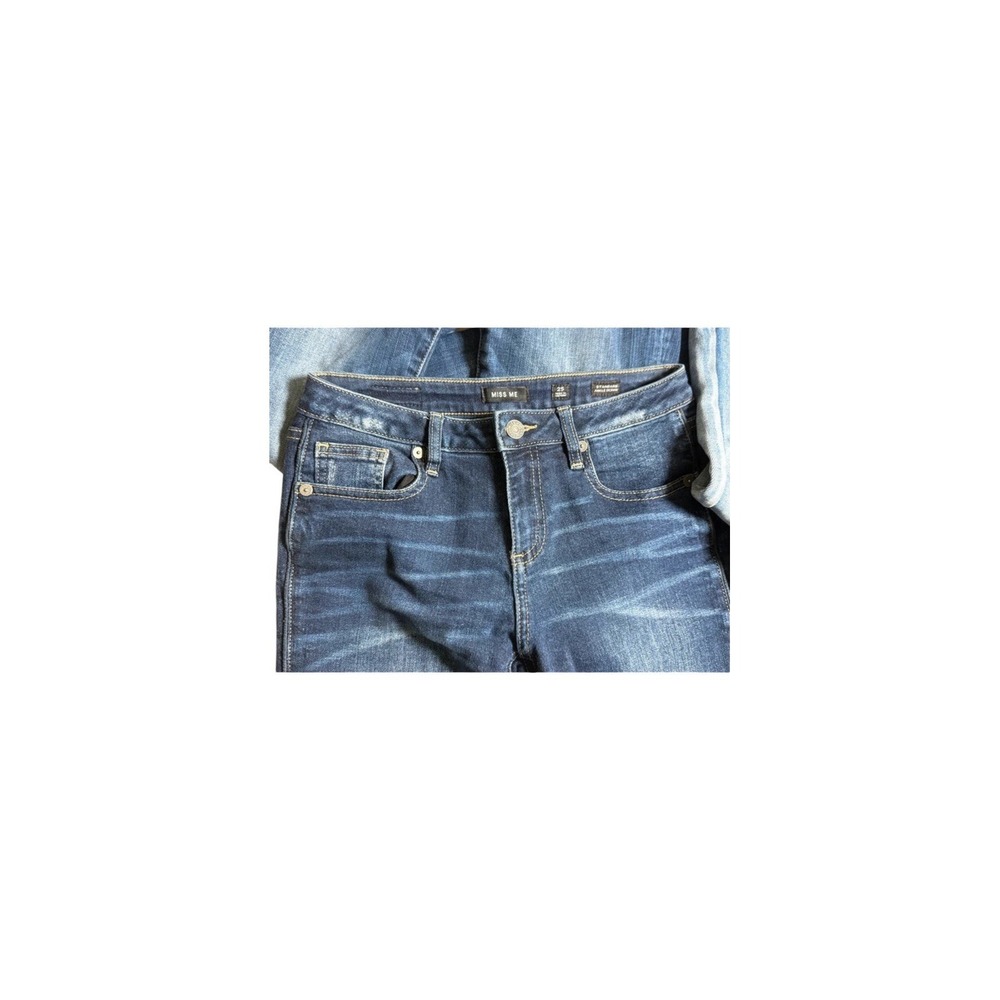 Woman's Skinny Jean Bundle Of 5 Blue Denim Jeans Sizes 24-26 - Picture 2 of 8